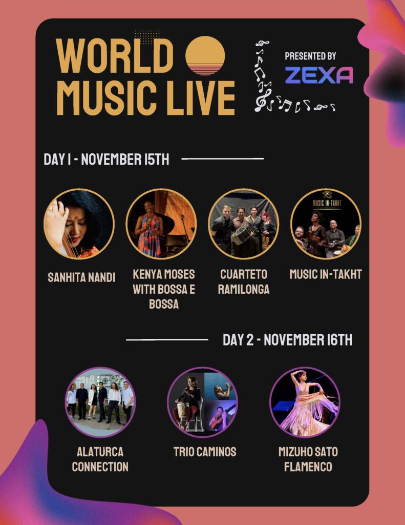SF World Music Live Festival Day 1 2 World Music Live Full Flyer First Edition Page 2 hamid hamid.najafi@sensoplex.com